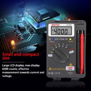 Đồng hồ vạn năng bỏ túi kỹ thuật số tự động PK ZOTEK VC921