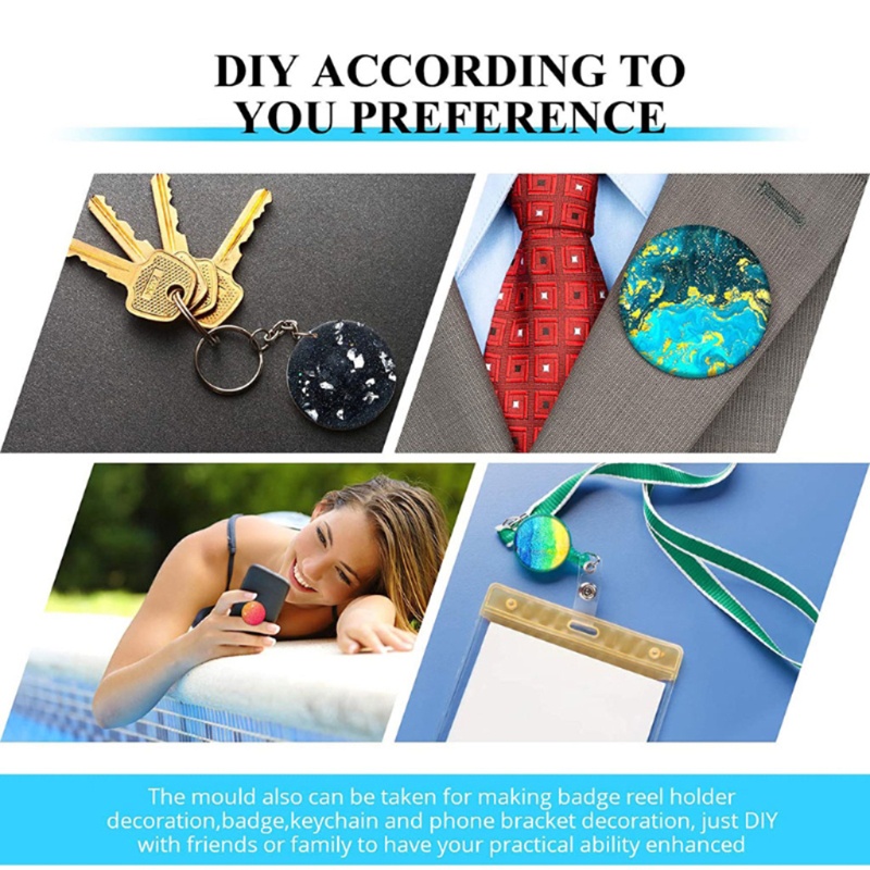 Xixi Khuôn Silicon Làm Giá Đỡ Điện Thoại Hình Tròn