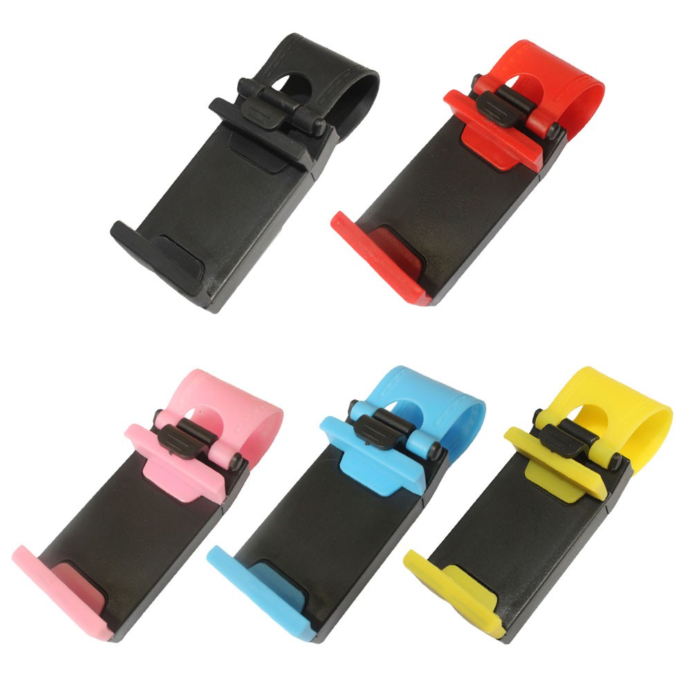 Giá đỡ điện thoại gắn vô lăng xe hơi tiện dụng | BigBuy360 - bigbuy360.vn