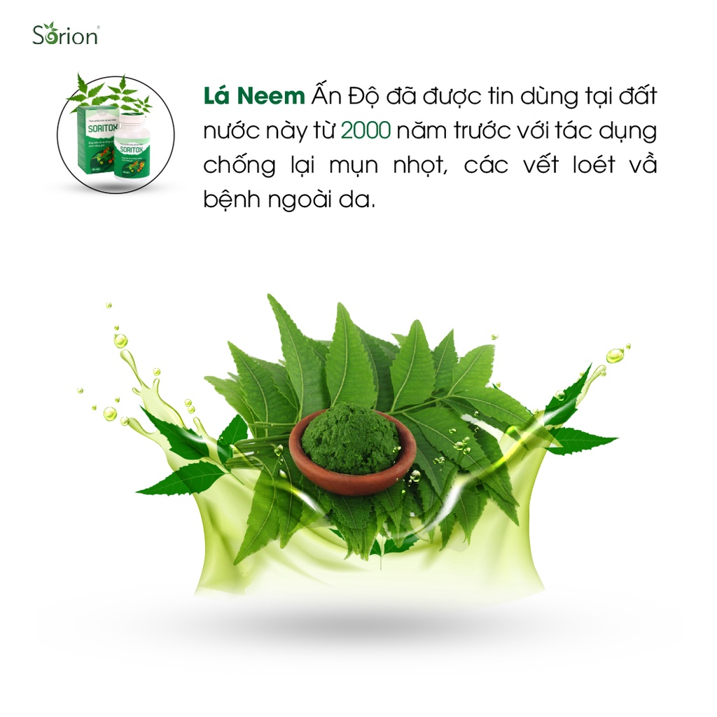 Soritox 45 VIÊN - Hỗ trợ phục hồi da Vảy nến, Viêm da cơ địa, Chàm da, Nấm da, Hắc lào, Á sừng, Mẩn ngứa, Bong tróc da | BigBuy360 - bigbuy360.vn