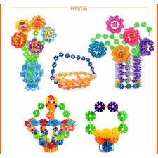 Bộ Đồ Chơi Xếp HÌnh Hoa Cho Bé