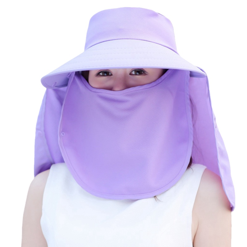 Tmdbyx Nón Chống Nắng Kèm Khẩu Trang Vành Rộng Có Thể Gấp Gọn Thời Trang Mùa Hè Cho Nữ