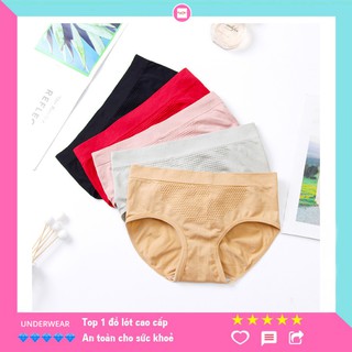 Quần lót nữ thoáng khí kháng khuẩn Cotton tự nhiên cao cấp co dãn 4 chiều - [Tặng kèm túi ZIP  thuận tiện mang theo] QL1