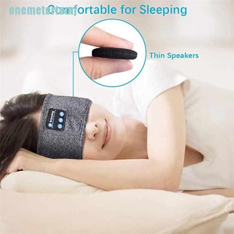 【ter】Bluetooth Sleeping Headphones Headband Thin Soft Elastic Comfortable Headphones