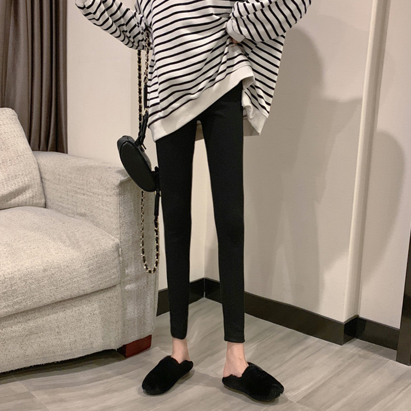 Quần legging co giãn ôm dáng phong cách mùa thu năng động cho nữ