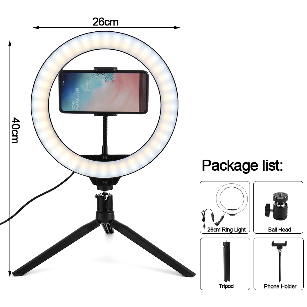 Vòng Đèn Led Hỗ Trợ Chụp Ảnh