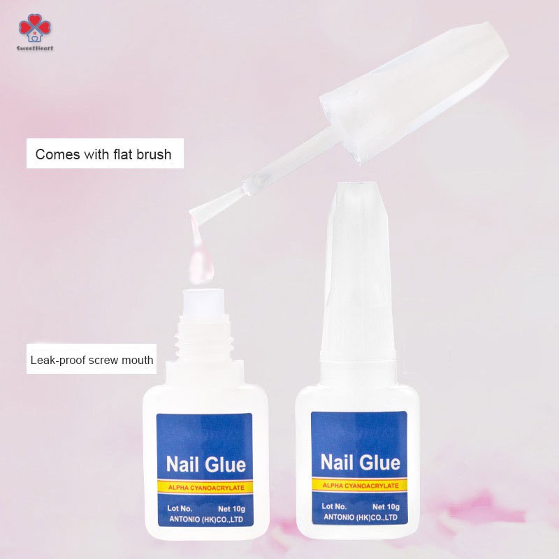 Set 3 Tuýp Keo Dán Móng Giả Nhanh Khô 10g