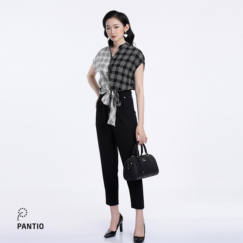 Quần dài nữ chất liệu Thô dáng ống boom FQD3763 - PANTIO