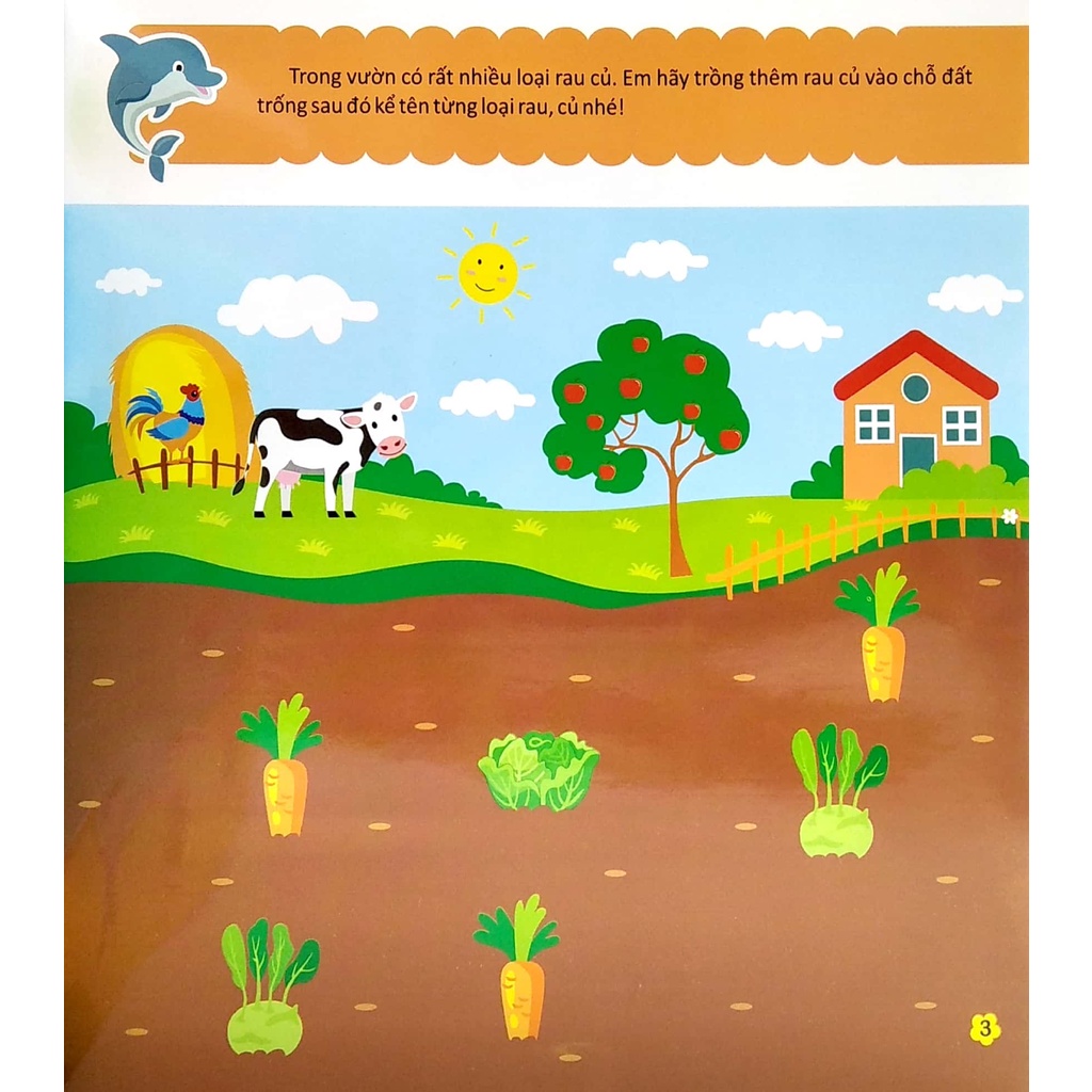 Sách Sticker Bóc Dán Thông Minh - Phát Triển Chỉ Số Sáng Tạo - Tập 1 (2-6 Tuổi)