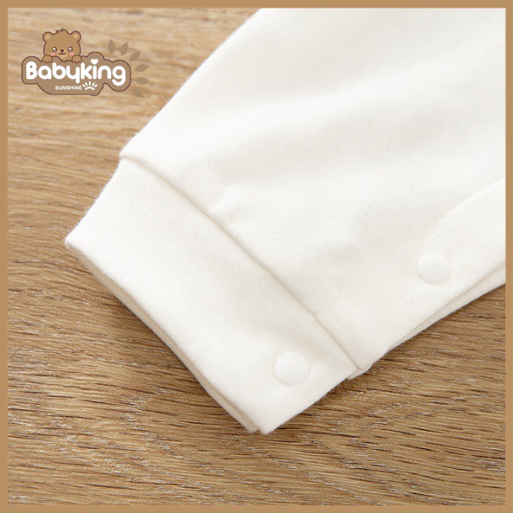 BodySuit,áo liền quần dễ thương dài tay kiểu con voi cho bé (2359), cotton 100%,thương hiệu Aiueo Nhật Bản.