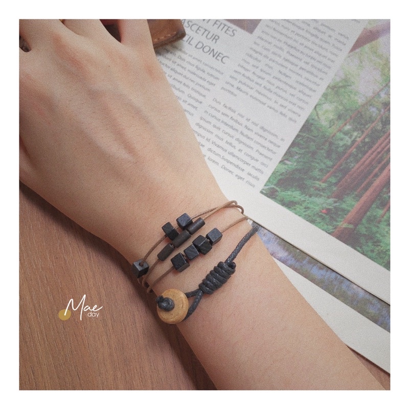 Vòng tay Yuhi - Vòng tay hạt nút vintage