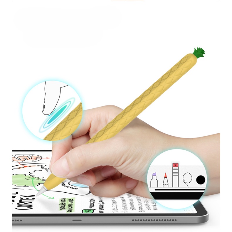 Bao Case Hình Trái Dứa bảo vệ cho bút Apple Pencil 1 / Pencil 2.