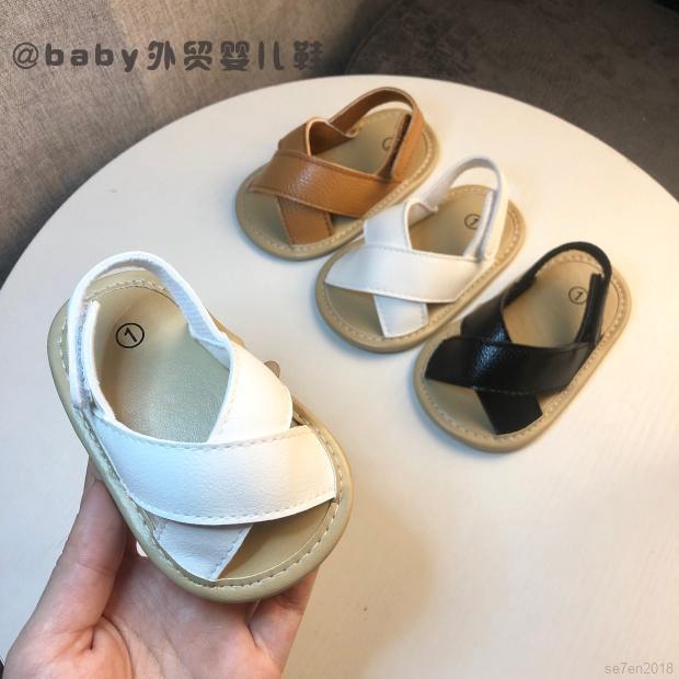 🍓Trẻ Em Se7en🍦Giày Sandal Da Pu Đế Mềm Chống Trượt Thoáng Khí Dành Cho Bé 0-1 Tuổi 3-56 - 12 Tháng Tuổi