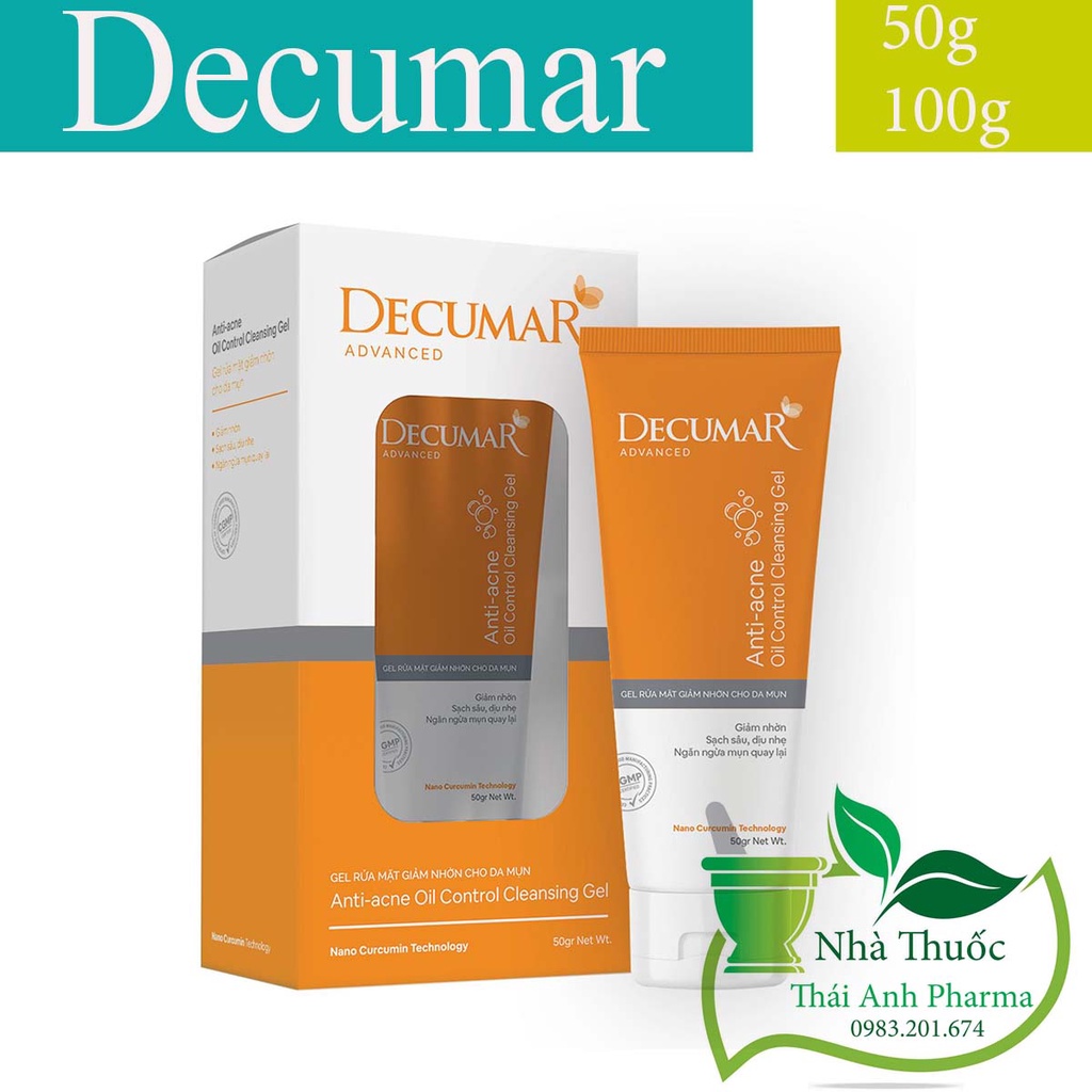 Decumar Clean Gel Rửa Mặt Ngăn Ngừa Mụn