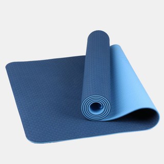 Thảm Tập Yoga TPE 2 Lớp 6mm Siêu Bền, Thảm Yoga Hàng Cao Cấp Chuyên Dùng Cho Phòng Tập Y11 -Vin_store168