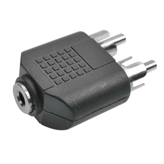 Đầu chuyển đổi audio 3.5mm âm ra 2 đầu RCA dương
