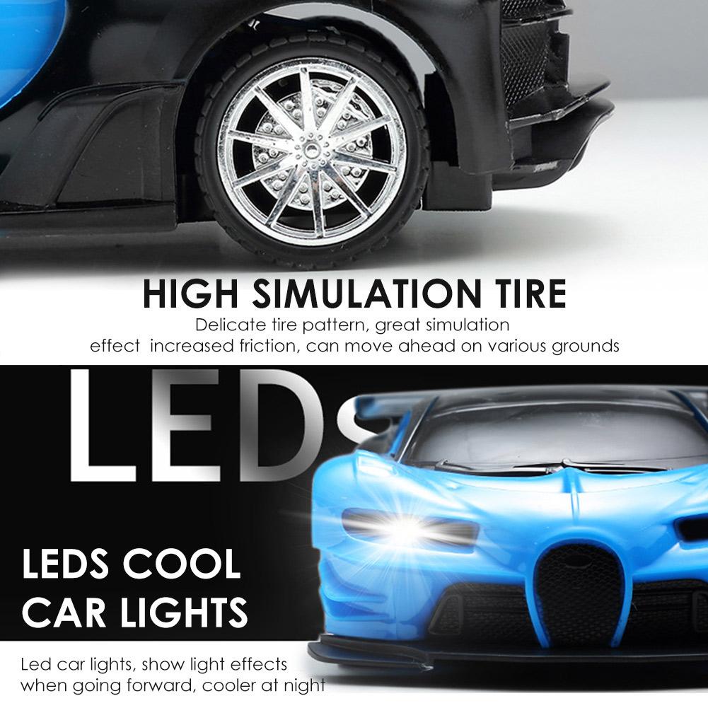 Xe Hơi Điều Khiển Từ Xa 1:16 Bugatti Có Đèn Led Và Phụ Kiện