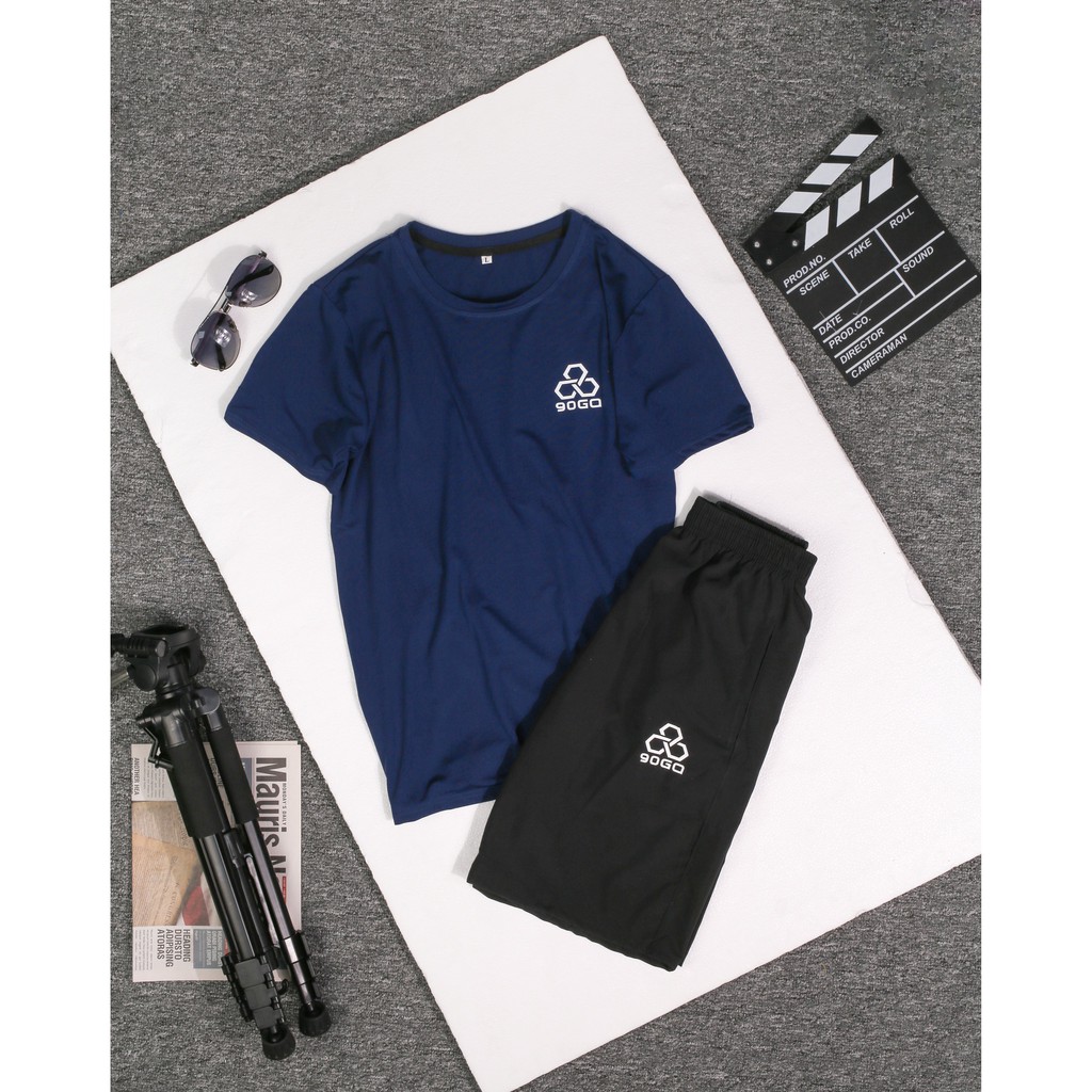 [Mã SR11JUNE5 giảm 20K đơn 50K] Bộ thể thao nam 90GO cổ tròn chất liệu thể thao co giãn, phù hợp nhiều lứa tuổi. | BigBuy360 - bigbuy360.vn