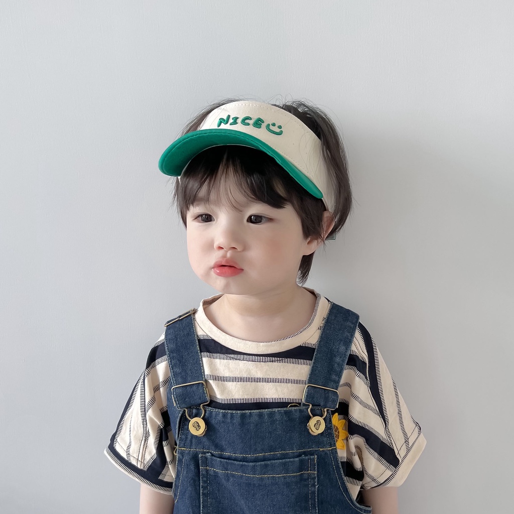 Mũ Chống Nắng Hở Chóp Thoáng Khí Nhiều Màu Sắc Dành Cho Bé