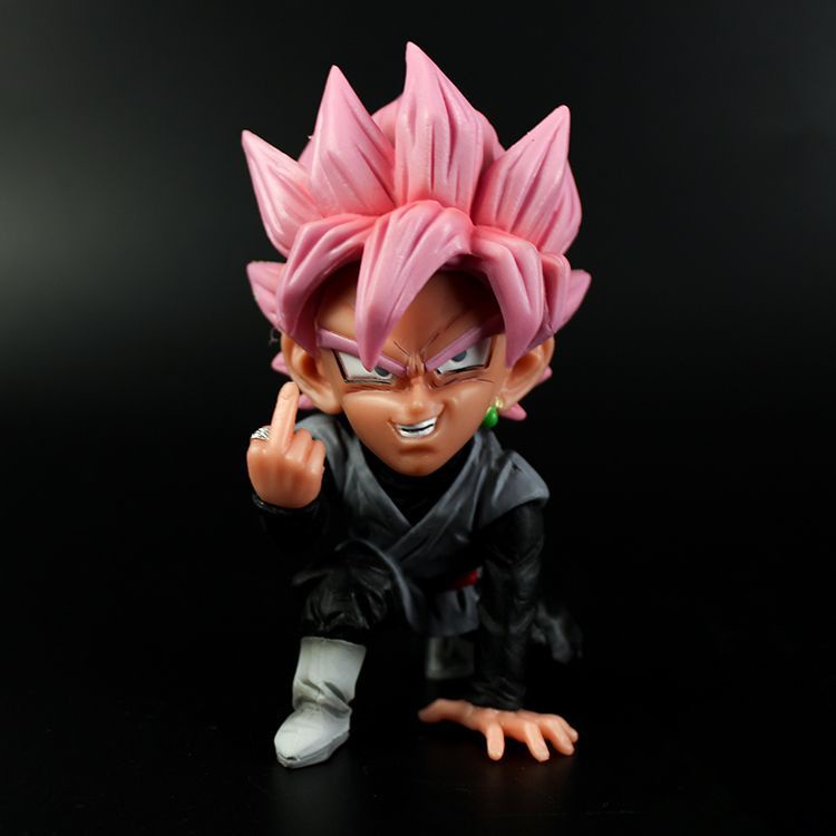 Mô Hình Dragon Ball Contempt - Black & Rose Goku Zamasu 13cm
