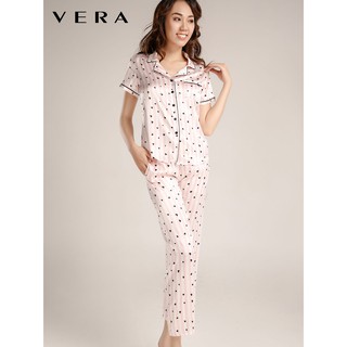 Bộ dài pijama tay ngắn mặc nhà VERA 9390