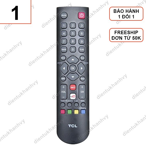 Điều Khiển Tivi TCL Cho Smart Tivi