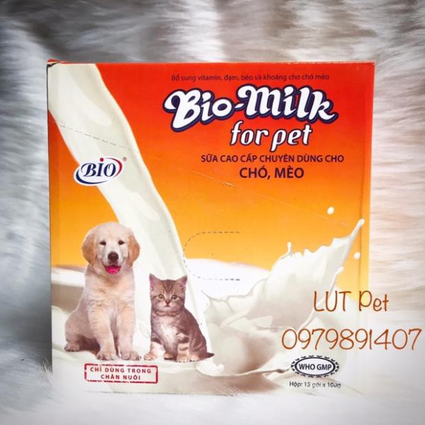 Sữa bột cho chó mèo con BIO MILK