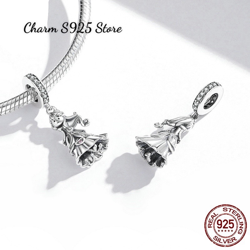 CHARM TREO CÔNG CHÚA TUYẾT BẠC S925 CHÍNH HÃNG