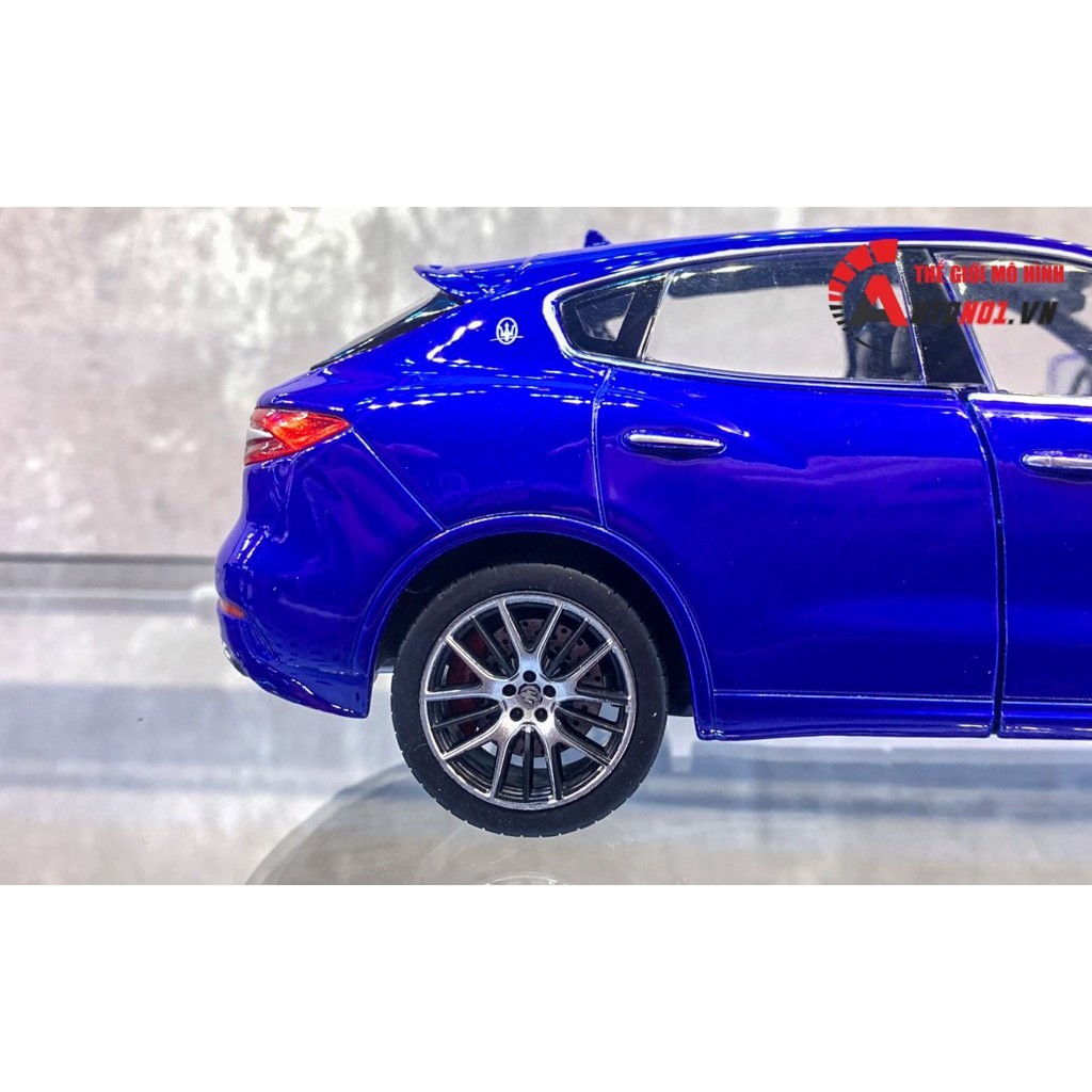 MÔ HÌNH XE MASERATI LEVANTE BLUE 1:24 WELLY 7466