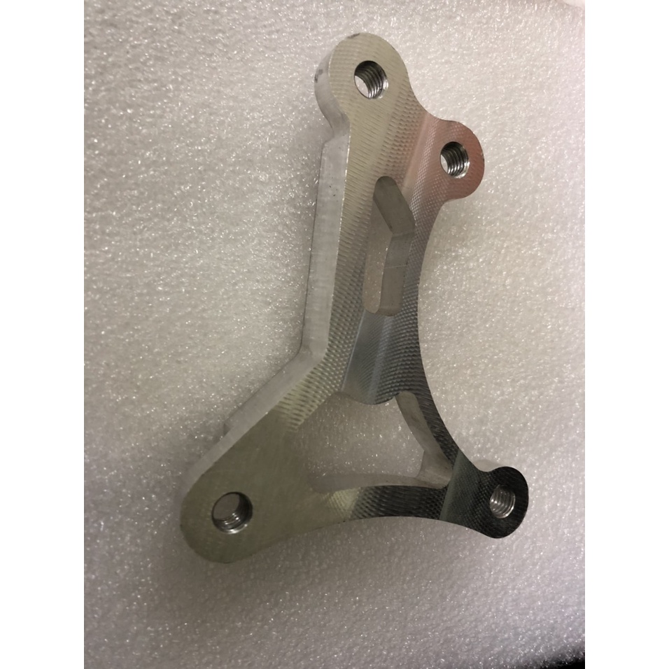 Pát nhôm cnc heo kiểu Brembo Nissin cho dòng xe wave 100 110 lên đĩa 290mm hay 300mm gắn zin theo xe không chế cháo