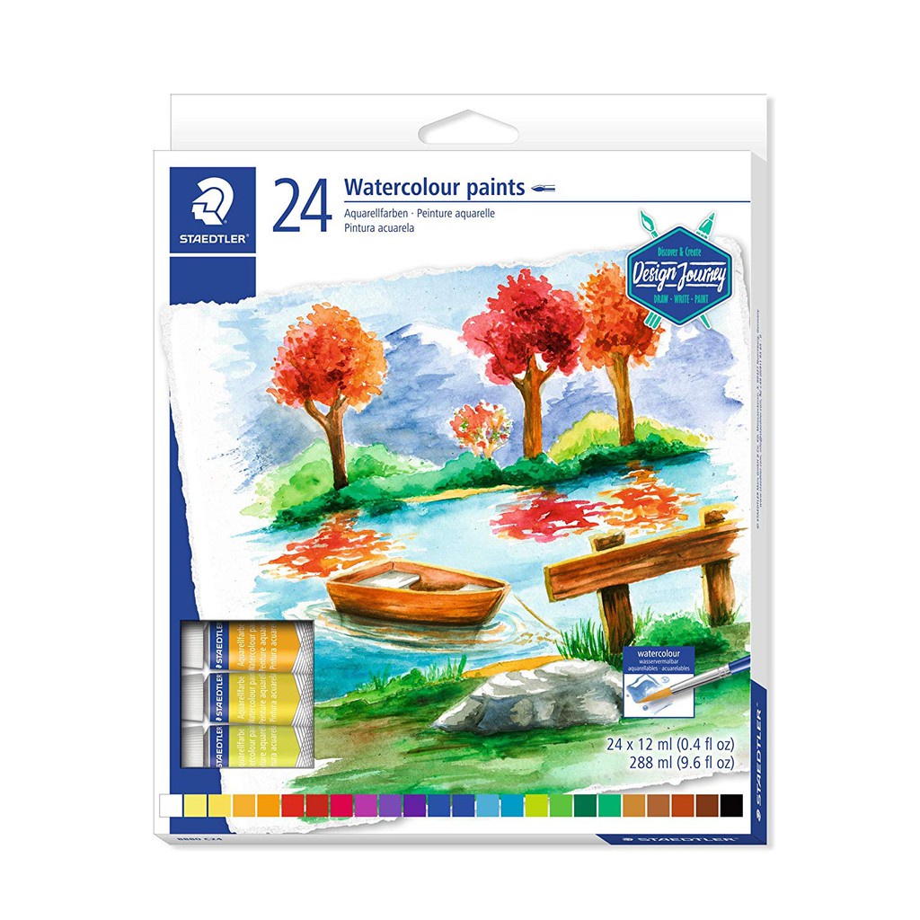 Màu nước cao cấp - STAEDTLER 24 Watercolour paints - 8880C24