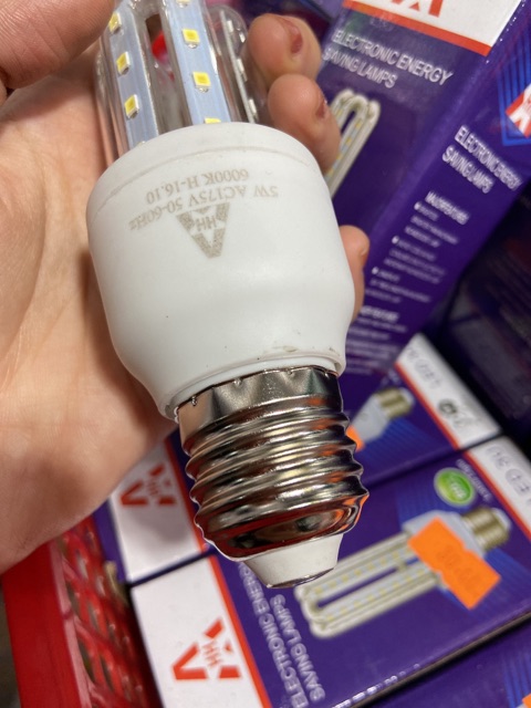 Bóng đèn LED 3U 5W Siêu rẻ, siêu sáng, tiết kiệm điện cho mọi nhà - đuôi E27 - dùng để lắp đèn học, treo trong nhà