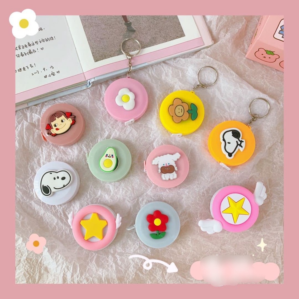 Thước dây cuộn rút mini siêu kute SH008
