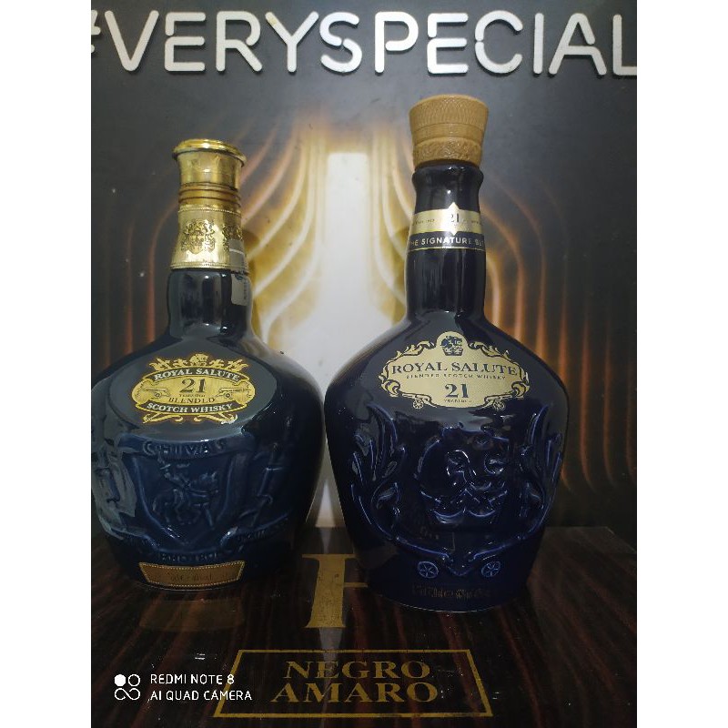 Vỏ chai Chivas 21