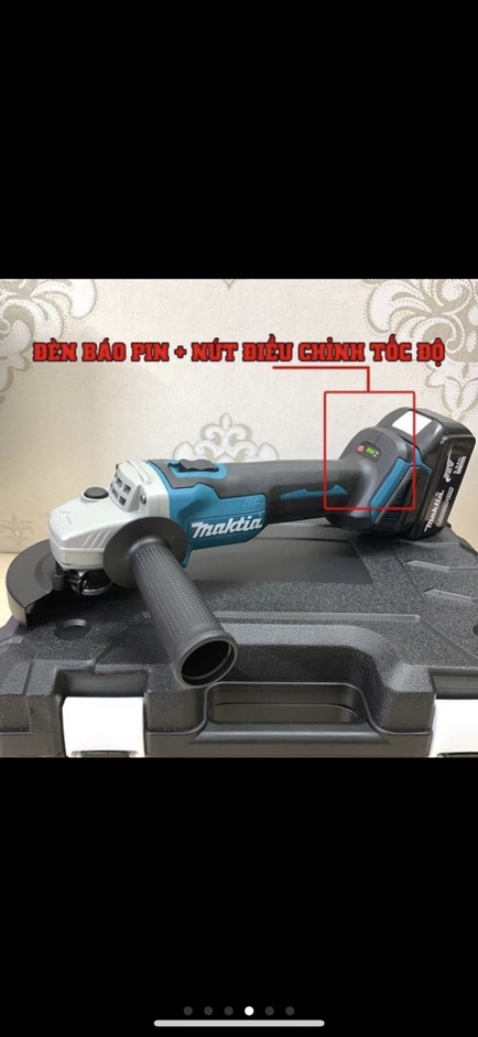 Máy Mài Dùng Pin MAKITA 108V Động cơ BL không than - 100% Đồng, Máy mài, máy cắt sắt, tường, gỗ, nhôm