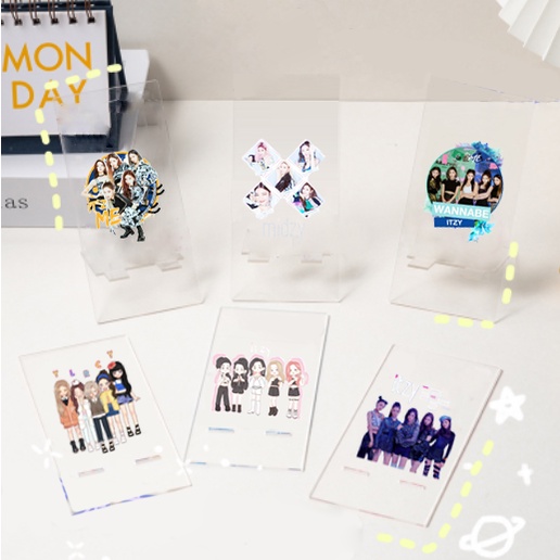 Giá đỡ điện thoại mica GOT7 MAMAMOO ITZY RED VELVET GDMC38 giá cute dễ thương trong suốt idol kpop