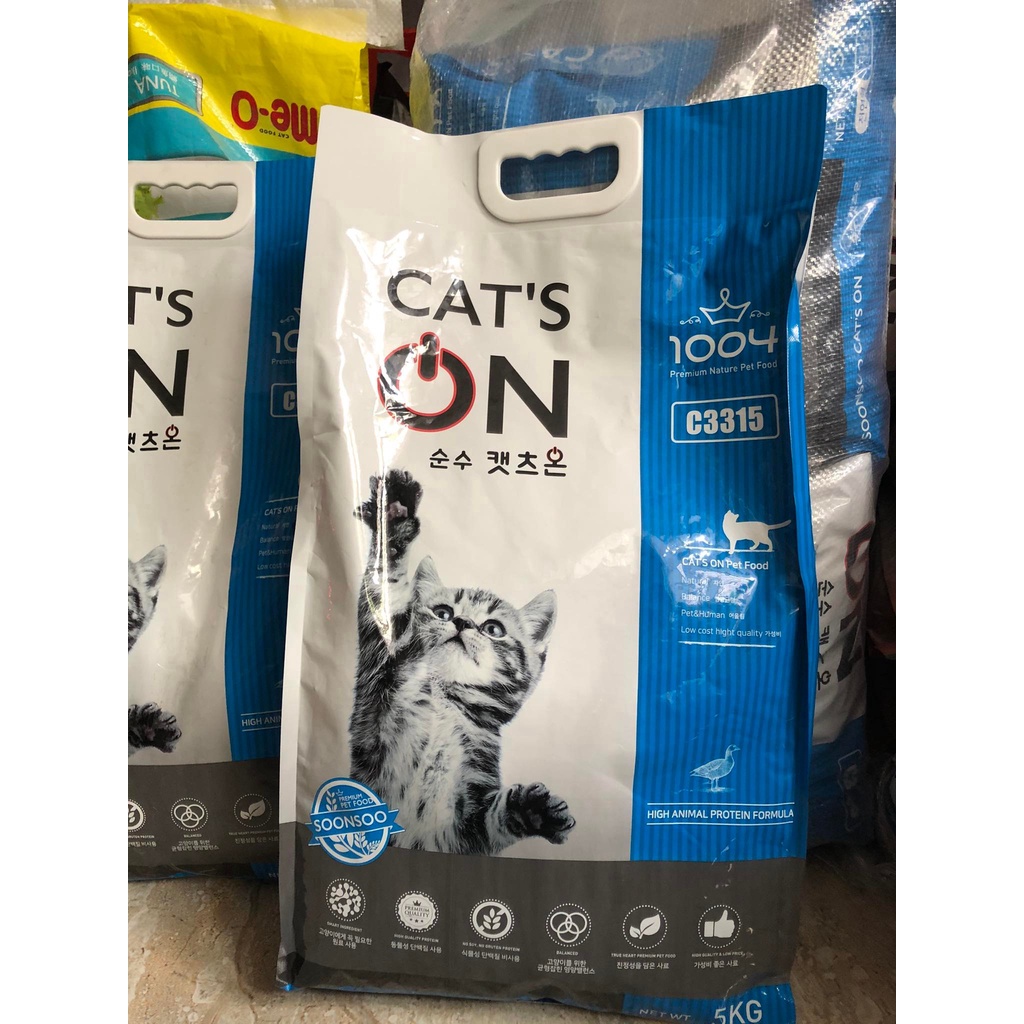 [Mã PET50K giảm Giảm 10% - Tối đa 50K đơn từ 250K] Thức ăn cho mèo 1kg hạt Cat's on/ Catson/ Cats on