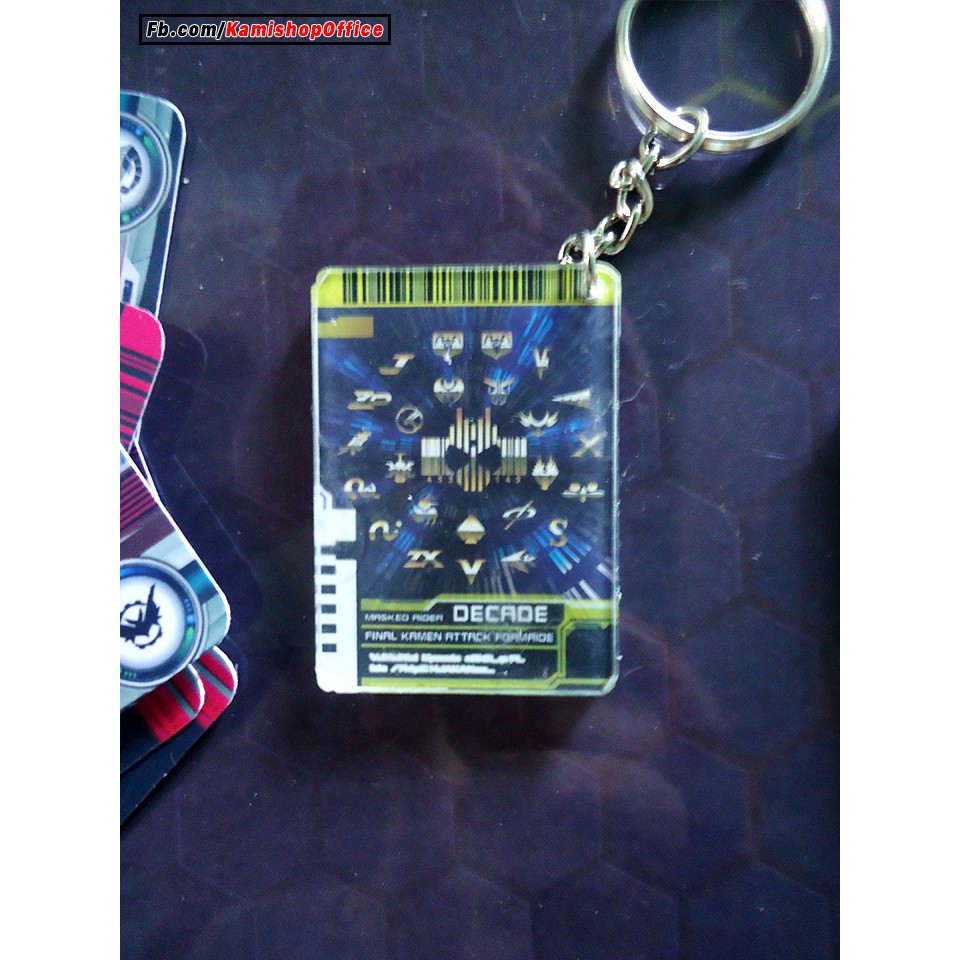 Móc khóa Mica Thẻ Kamen Rider