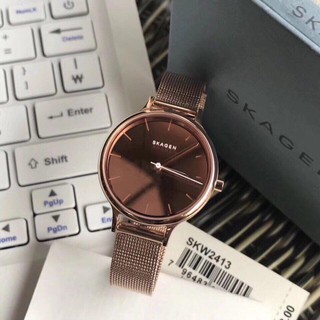 Đồng hồ skagen nữ size 30mm dây kim loại