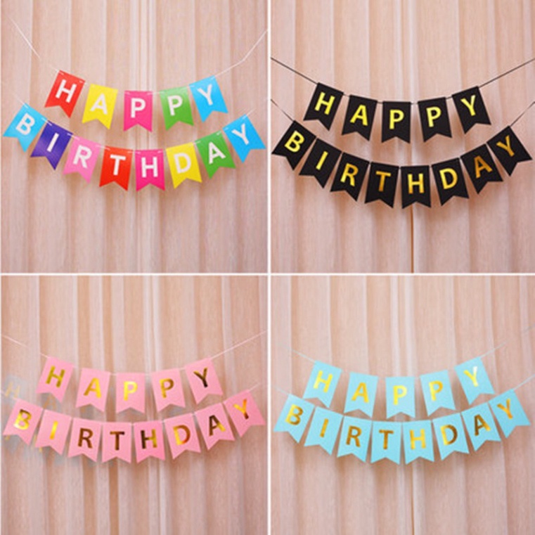 dây chữ trang trí sinh nhật [FREESHIP❤️] dây chữ happy birthday trang trí tiệc