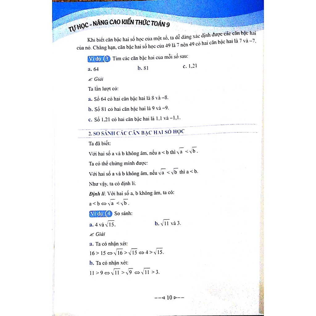 Sách: Tự Học Nâng Cao Kiến Thức Toán Lớp 9