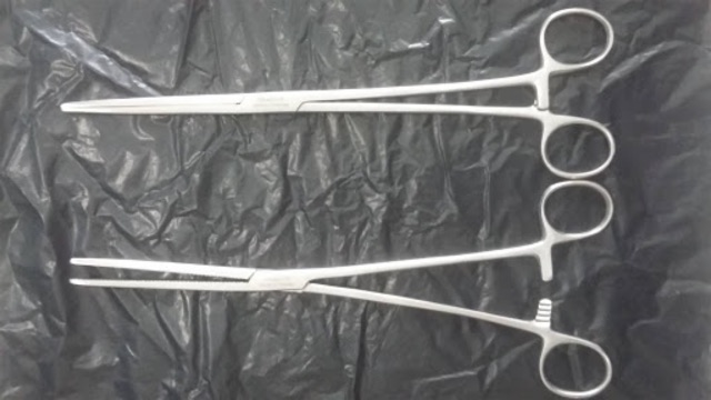 PANK, KẸP SÁT KHUẨN THẲNG KHÔNG MẤU 16-18 cm