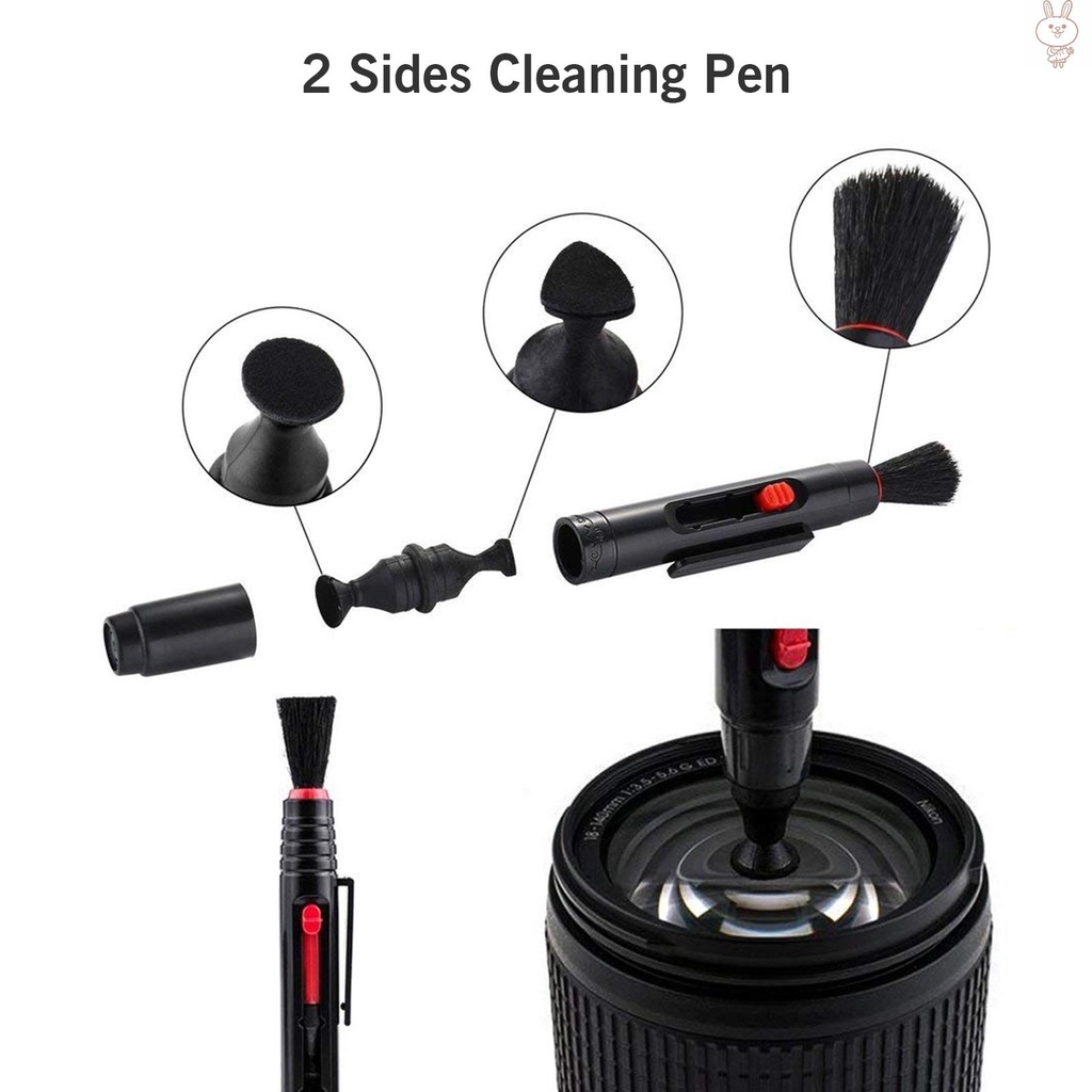 RD Professional Camera Cleaning Kit Sensor Cleaning Kit with Air Blower Cleaning Swabs Cleaning Pen Cleaning Cloth for Most Camera Mobile Phone Laptop