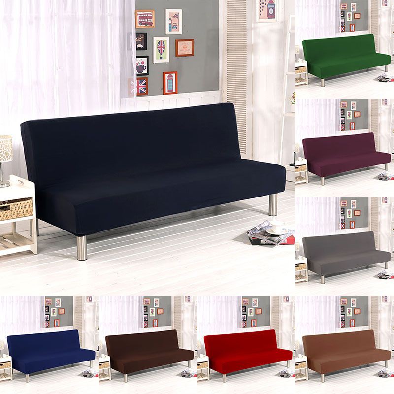 Bọc Ghế Sofa Không Tay Màu Trơn