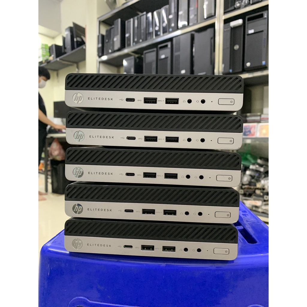case HP EliteDesk 800 G3 Mini đặc biệt tản đồng CPU nhỏ gọn trong lòng bàn tay cấu hình cao