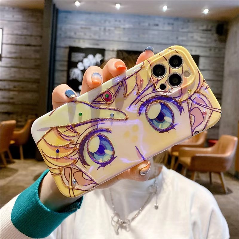 Ốp Điện Thoại Mềm Hình Thủy Thủ Mặt Trăng Cho iPhone11 12Pro Xsmax X / XS 7 / 8plus XR SE2020 13Pro 14