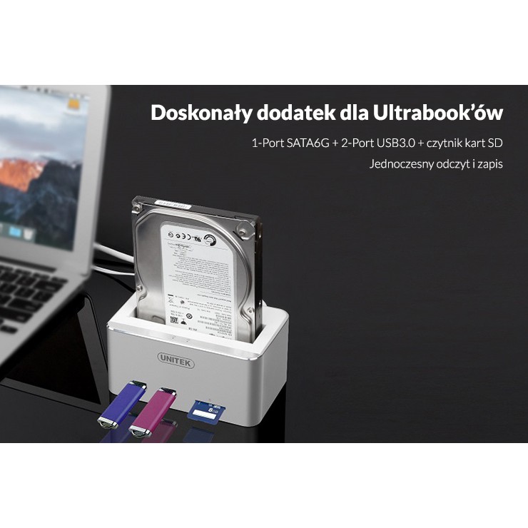 HDD Dock Unitek 2.5/3.5 Sata 6G