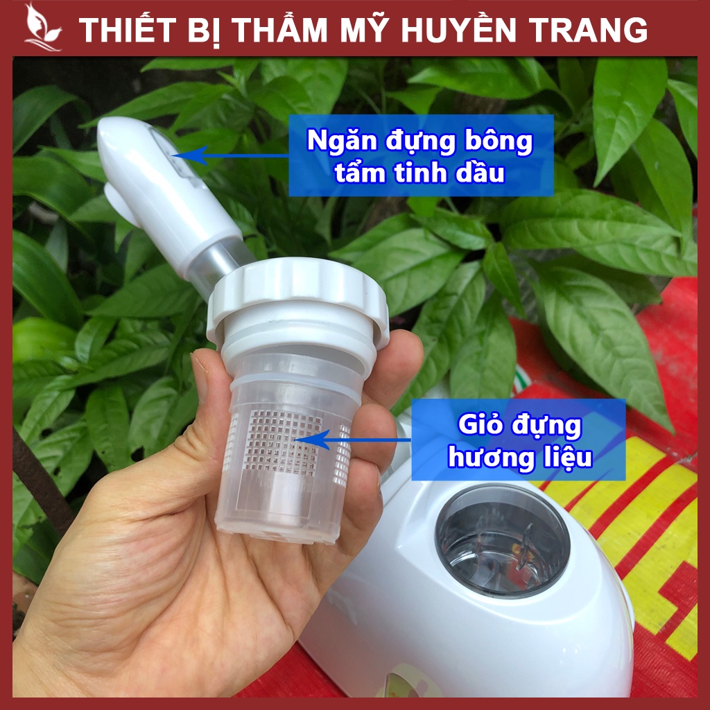 Máy Xông Hơi Mặt Mini Xông Tinh Dầu Và Thảo Dược Tại Nhà - Thẩm Mỹ Huyền Trang