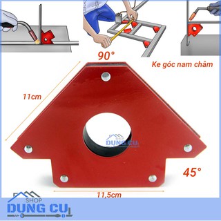 Ke góc nam châm 75lbs lực hút 33Kg - ke góc cho thợ hàn