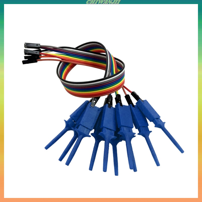 Set 10 Dây Cáp Thử Điện Chiwanji1 Màu Đỏ Chuyên Dụng Cho Logic Analyzer